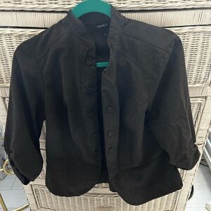 Torrid dark gray jacket size 0